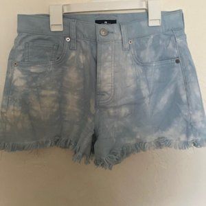 7 for all man kind monroe cut off shorts